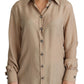 Dolce & Gabbana Elegant Beige Silk Shirt