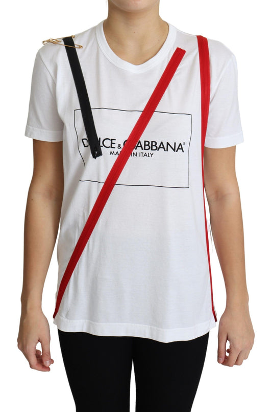 Dolce & Gabbana Limited Edition Chic White Cotton Tee