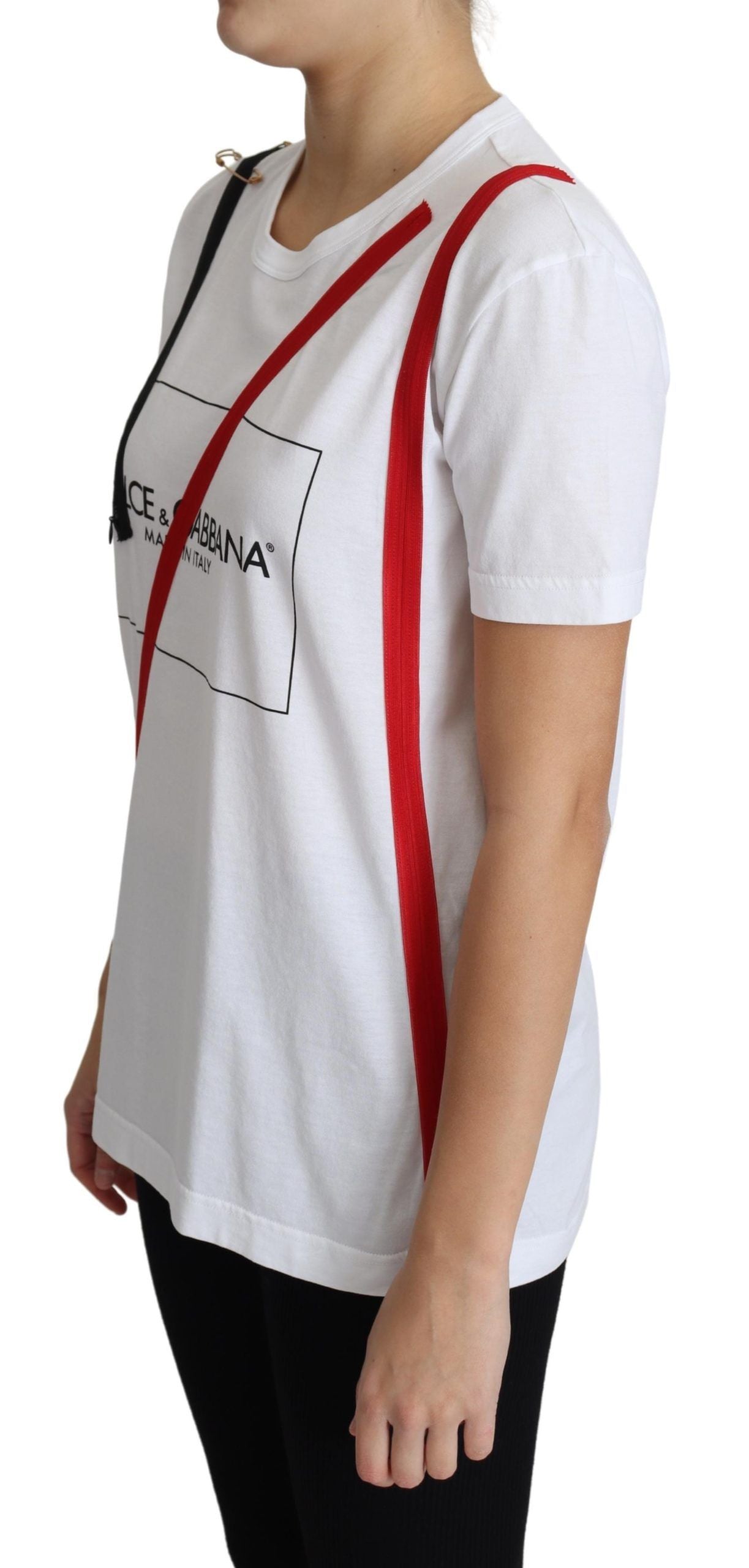 Dolce & Gabbana Limited Edition Chic White Cotton Tee