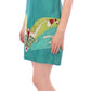 Lanre Da Silva Ajayi Elegant Embroidered Green Mini Dress