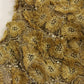 Lanre Da Silva Ajayi Exquisite Gold Lace Maxi Dress with Crystals