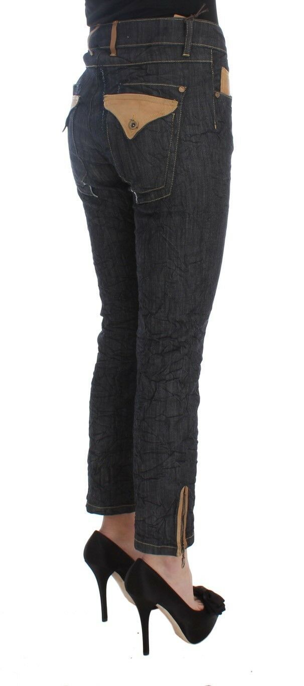 PLEIN SUD Chic Slim Fit Capri Cropped Jeans