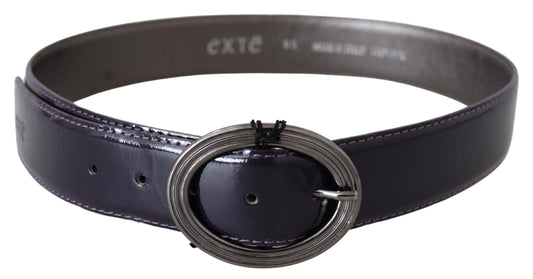 Exte Elegant Purple Leather Waist Belt