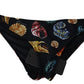 Dolce & Gabbana Chic Seashell Print Side-Tie Bikini Bottom