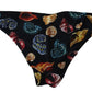 Dolce & Gabbana Chic Seashell Print Side-Tie Bikini Bottom