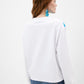 Love Moschino Light Blue Cotton Women Sweater