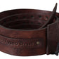 Ermanno Scervino Chic Brown Leather Fashion Belt