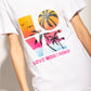 Love Moschino Chic Summer Love Logo White Dress