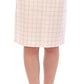 Andrea Incontri Elegant White Pencil Skirt - Chic and Sophisticated