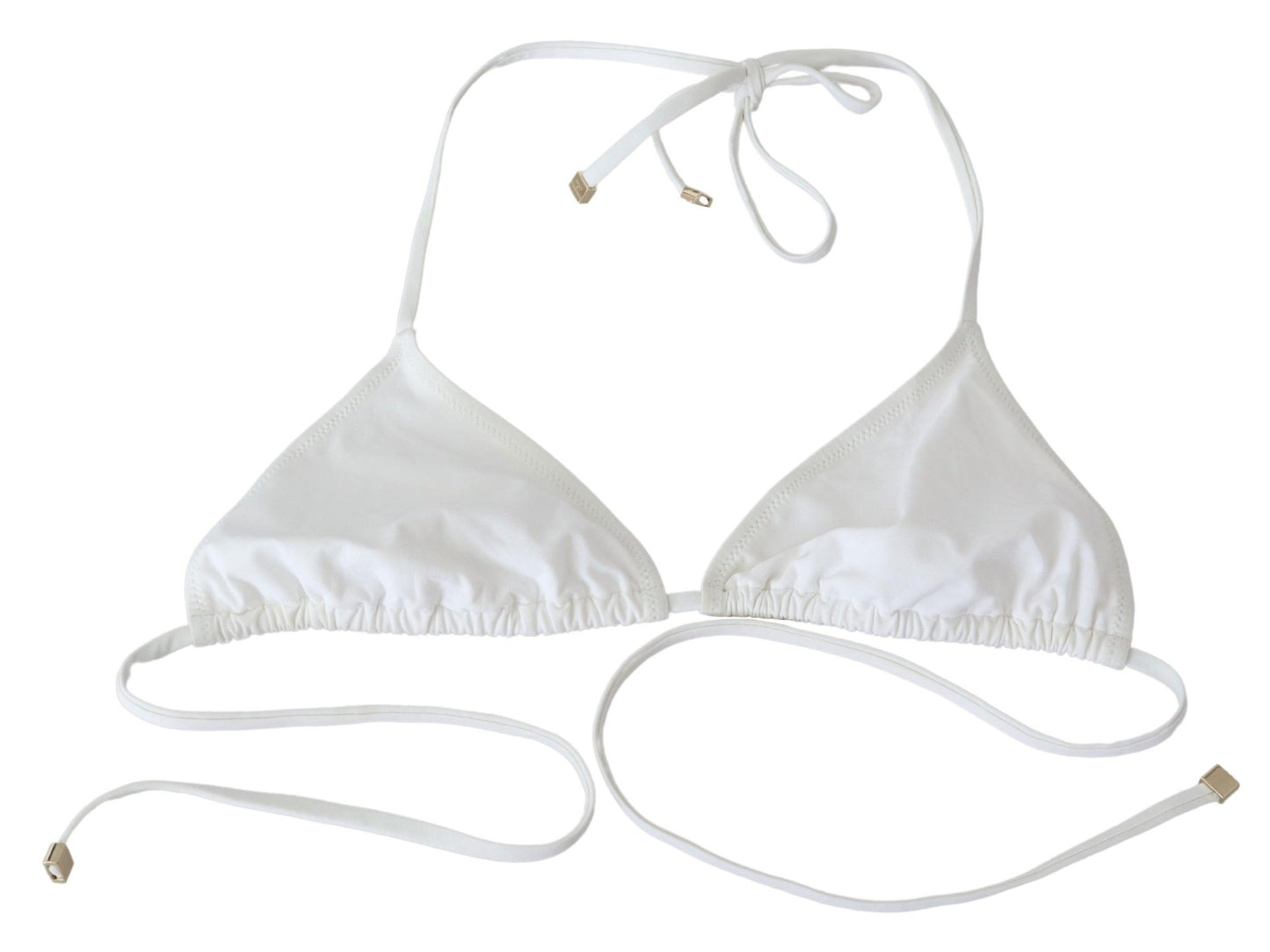 Dolce & Gabbana Chic White Two-Piece Bikini Set