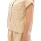 Andrea Incontri Elegant Beige Blouse Tank Top