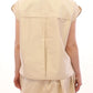 Andrea Incontri Elegant Beige Blouse Tank Top