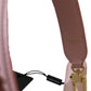 Dolce & Gabbana Pink Crystal Leather Shoulder Strap Accessory