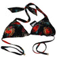 Dolce & Gabbana Chic Heart Print Bikini Top - Black Elegance