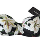 Dolce & Gabbana Elegant Floral Print Bikini Top