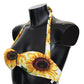 Dolce & Gabbana Sunflower Print Bikini Top