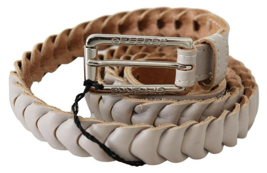 GF Ferre Elegant Twisted Leather Waist Belt