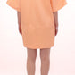 Andrea Incontri Chic Pink Silk-Blend Short Sleeve Coat