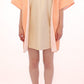 Andrea Incontri Chic Pink Silk-Blend Short Sleeve Coat