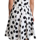 Dolce & Gabbana Sleeveless Polka Dot A-Line Dress