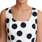 Dolce & Gabbana Sleeveless Polka Dot A-Line Dress