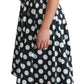 Dolce & Gabbana Chic Polka Dot A-line Sleeveless Dress