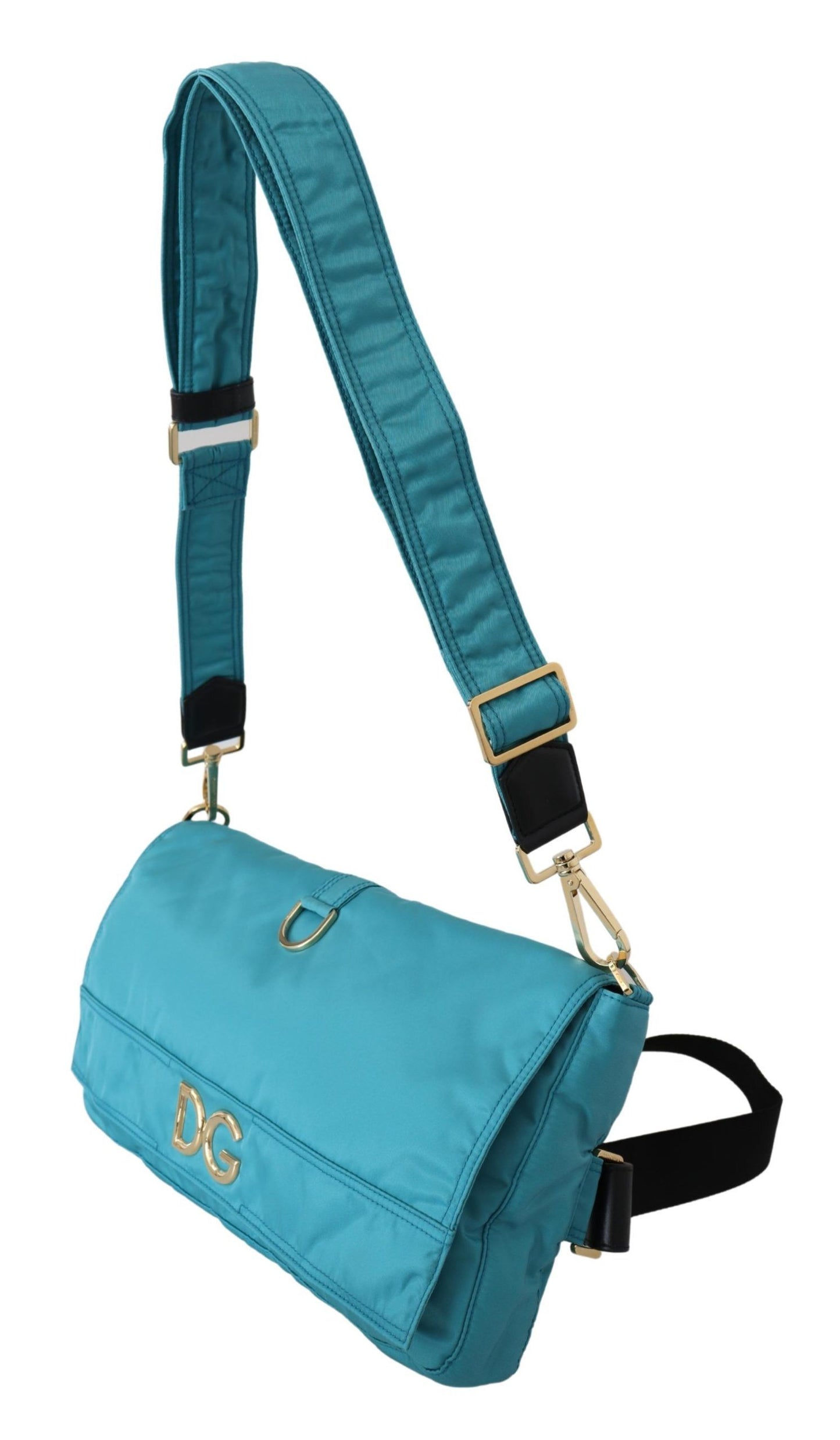 Dolce & Gabbana Chic Blue Nylon Crossbody Converting Waist Bag