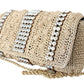 Dolce & Gabbana Exquisite Beige Crossbody Bag with Crystals