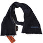 Missoni Elegant Wool Knit Logo Scarf - Unisex Black