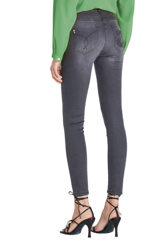 Patrizia Pepe Chic Gray Regular Jeggings for Women