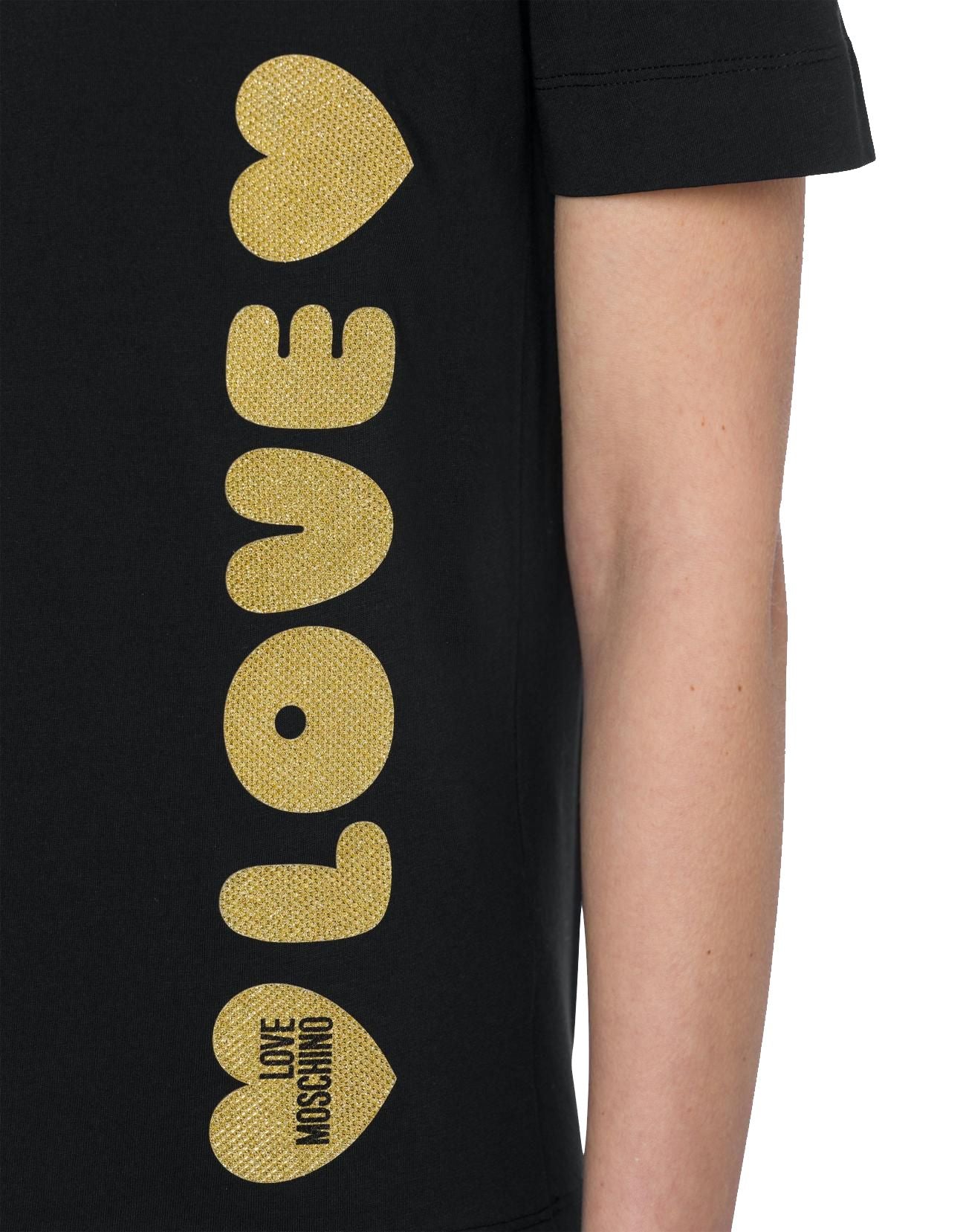 Love Moschino Black Cotton Women Top