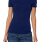 Love Moschino Chic Blue Designer Tee with Brand Emblem