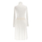 Patrizia Pepe Beige Polyester Women Dress