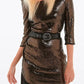 Patrizia Pepe Elegant Asymmetrical Sequin Dress