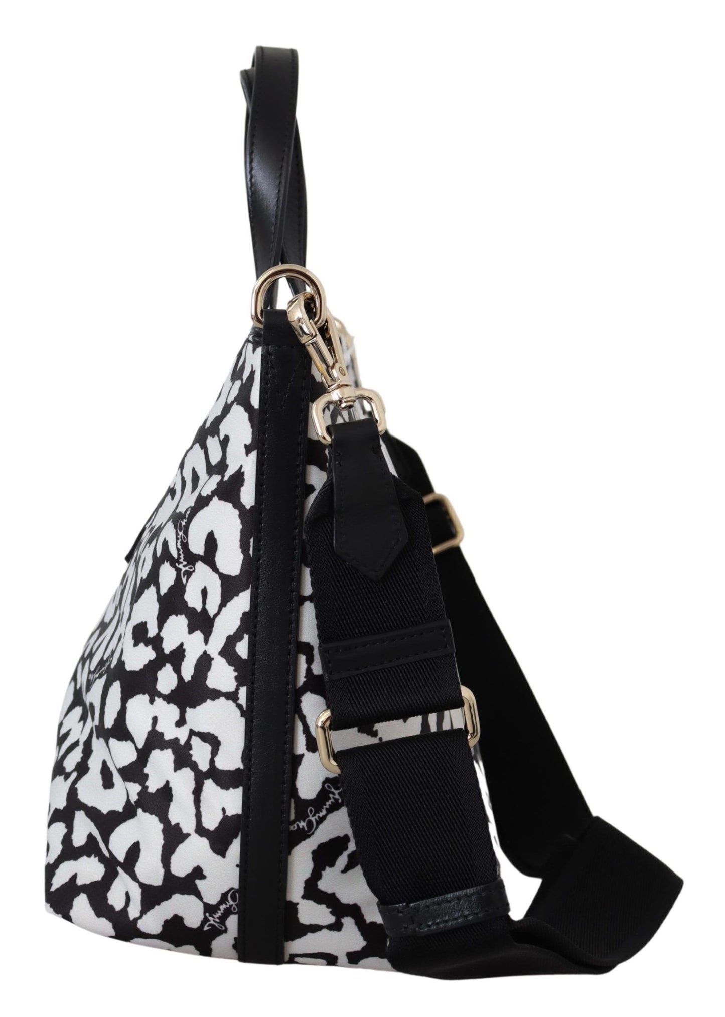 Jimmy Choo Chic Monochrome Clutch Tote Crossbody Bag