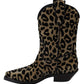 Dolce & Gabbana Gold Black Western-Inspired Luxe Boots