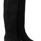 Dolce & Gabbana Elegant Knee High Suede Leather Boots