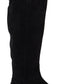 Dolce & Gabbana Elegant Knee High Suede Leather Boots