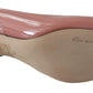 Dolce & Gabbana Elegant Pink Patent Leather Slingback Heels