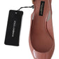 Dolce & Gabbana Elegant Pink Patent Leather Slingback Heels