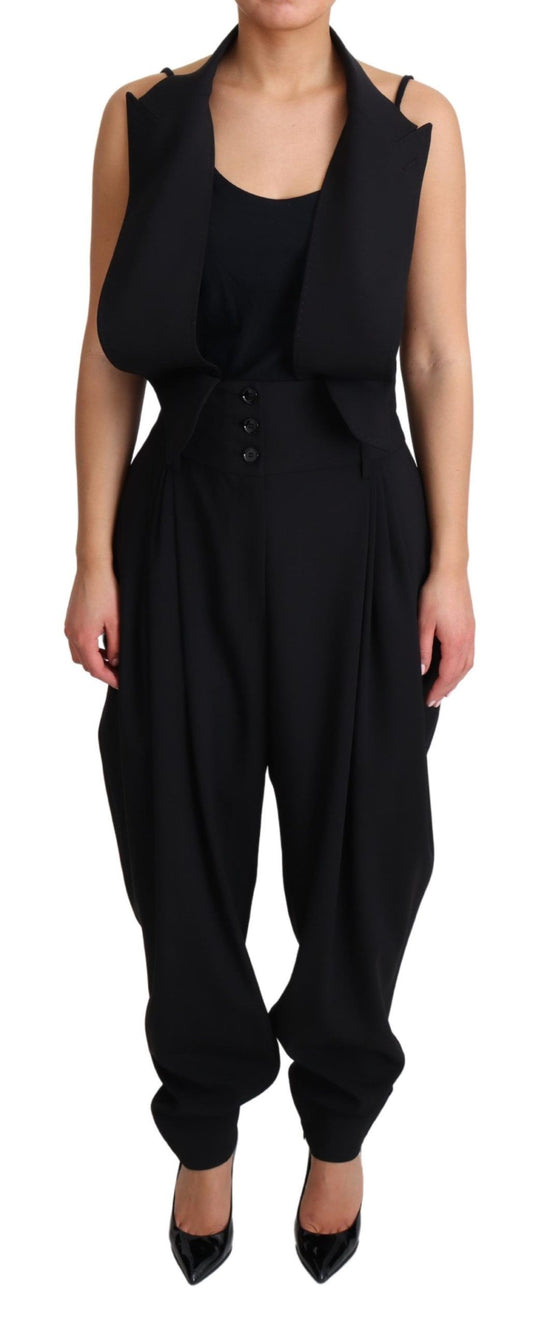 Dolce & Gabbana Elegant High Waist Stretch Dress Pants