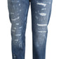 Dolce & Gabbana Elevated High Waist Couture Denim Jeans