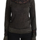 Dolce & Gabbana Elegant Gold and Black Lurex Pullover