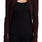 Dolce & Gabbana Elegant Striped Viscose Cardigan