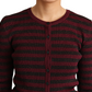 Dolce & Gabbana Elegant Striped Viscose Cardigan