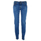 Jacob Cohen Elegant Blue Denim Jacquard Pants