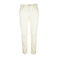 Jacob Cohen Elegant White Stretch Denim Jeans