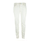 Jacob Cohen White Cotton Stretch Women Jean