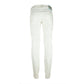 Jacob Cohen White Cotton Stretch Women Jean