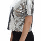 Dolce & Gabbana Sequined Elegance Blouse